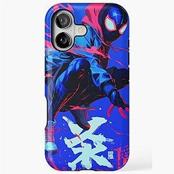 Miles Morales Neon iPhone Case