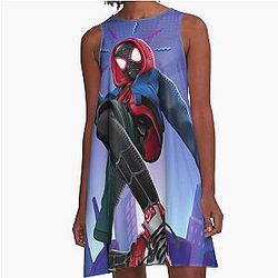 Miles Morales A-Line Dress
