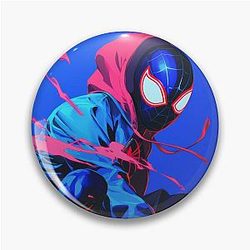 Miles Morales Neon Poster