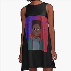 Miles Morales A-Line Dress