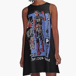 Miles Morales Gwen Stacy A Line Dress