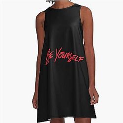 Be Yourself Miles Morales Racerback Tank Top A-Line Dress