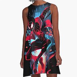 Miles Morales A-Line Dress