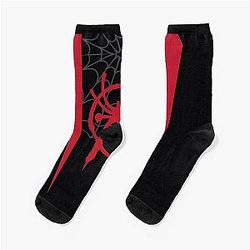 Miles Morales Costume Into the Spider-Verse Graphic Socks