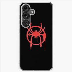 Miles Morales Into the Spider Verse logo Samsung Galaxy Soft Case