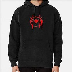 Miles Morales Into the Spider Verse logo Pullover Hoodie
