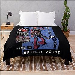 Miles Morales Gwen Stacy Throw Blanket