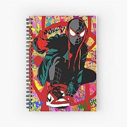 Miles Morales Spiral Notebook