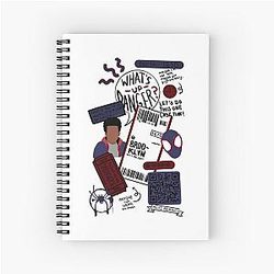 Miles Morales Spider-Verse Collage Spiral Notebook