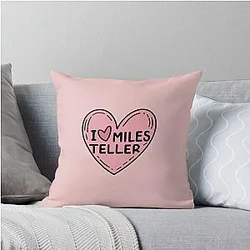 I Love Miles Teller Pillow