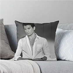 Miles Teller Throw Pillow