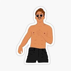 Miles Teller Top Gun Sticker