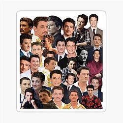 Miles Teller Photo Collage Sticker