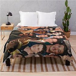 Miles Teller Photo Collage Blanket