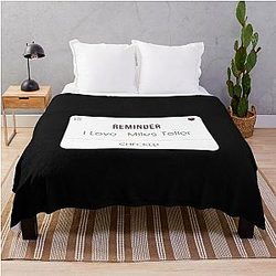 I Love Miles Teller Throw Blanket