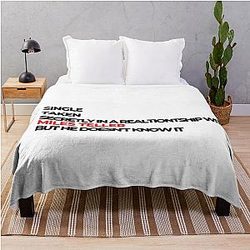 Secretly In a relationship With Miles Teller Throw Blanket