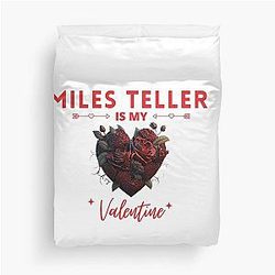 Miles Teller My Valentine Duvet Cover