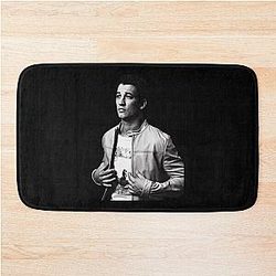 New Trending Miles Teller Black and White Design Sticker Bath Mat