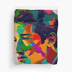 Miles Teller Art Duvet Cover