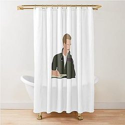 Miles Teller Shower Curtain