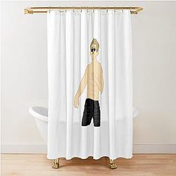 Miles Teller Funny Shower Curtain