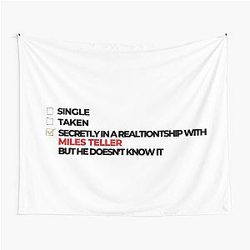 Secretly in a relationship with Miles Teller Tapestry