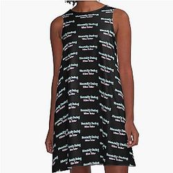 Mentally Dating Miles Teller Cute A-Line Dress