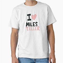 I Love Miles Teller Classic T-Shirt