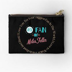 Fan of Miles Teller Zipper Pouch