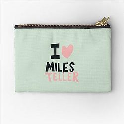 I love Miles Teller Zipper Pouch