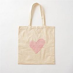 Heart Miles Teller Cotton Tote Bag