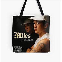 Miles Teller Gangster and Gentleman All Over Print Tote Bag