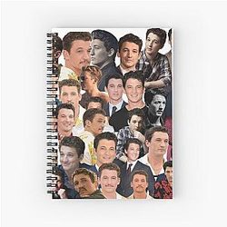 Miles Teller Spiral Notebook