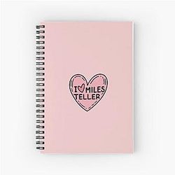 I Love Miles Teller Pocket Notebook