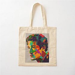 Miles Teller Art (Original) Cotton Tote Bag
