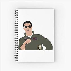Miles Teller Smile Spiral Notebook