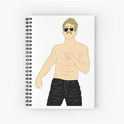 Miles Teller Funny Notebook