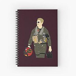 Miles Teller Spiral Notebook