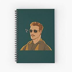 Miles Teller Spiral Notebook