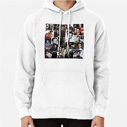 Miles Teller Abstract Square Photos Seamless Collage Hoodie