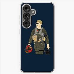Miles Teller Helmet Sticker Samsung Galaxy Soft Phone Case