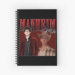 Milo Manheim Retro Design Spiral Notebook