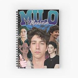 Milo Manheim Retro Style Notebook