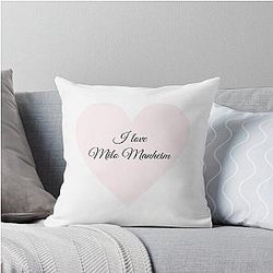 I Love Milo Manheim Throw Pillow