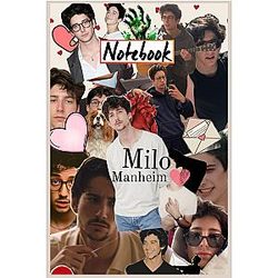 Milo Manheim Notebook: Journal for Writing and Ideas — 110 Pages, 6x9 Inches