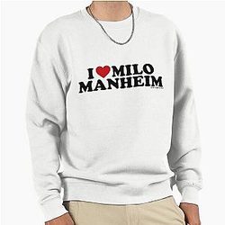 I love Milo Manheim design Pullover Sweatshirt