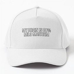 My Brain is 80% Milo Manheim Baseball Cap