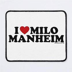 I Love Milo Manheim Design Mouse Pad