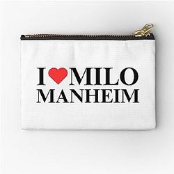 I Love Milo Manheim Zipper Pouch