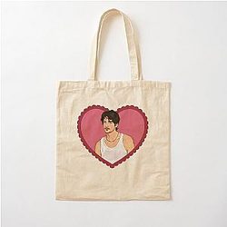 Milo Manheim Heart Cotton Tote Bag